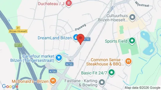 Apartments for rent i Bilzen - kort over placeringen