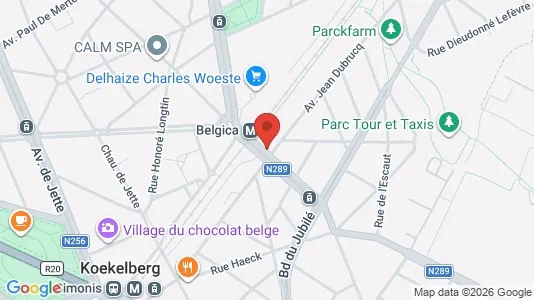 Apartments for rent i Brussels Sint-Jans-Molenbeek - kort over placeringen