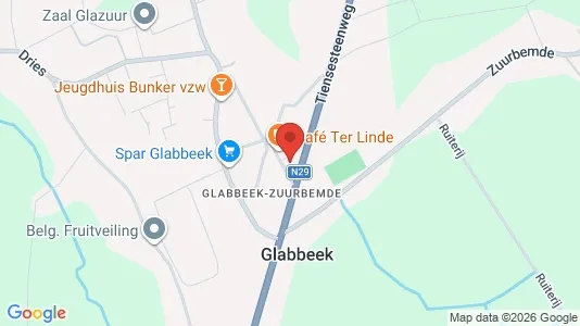 Apartments for rent i Glabbeek - kort over placeringen