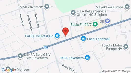 Apartments for rent i Zaventem - kort over placeringen