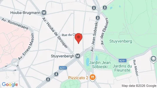Apartments for rent i Stad Brussel - kort over placeringen