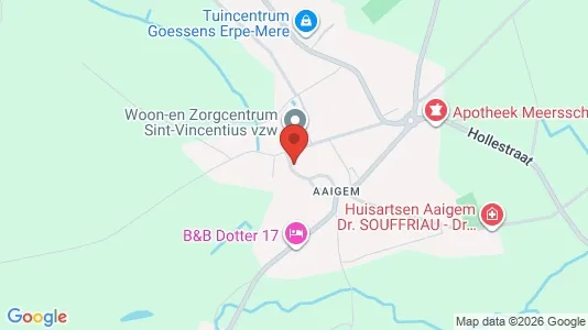 Apartments for rent i Erpe-Mere - kort over placeringen