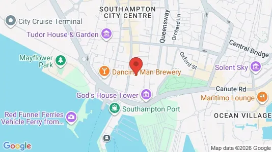 Apartments for rent i Southampton - Hampshire - kort over placeringen