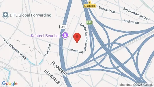 Apartments for rent i Machelen - kort over placeringen