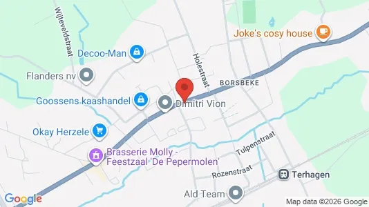 Apartments for rent i Herzele - kort over placeringen