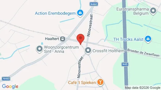 Apartments for rent i Haaltert - kort over placeringen