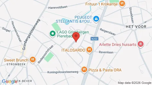 Apartments for rent i Grimbergen - kort over placeringen
