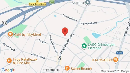 Apartments for rent i Grimbergen - kort over placeringen