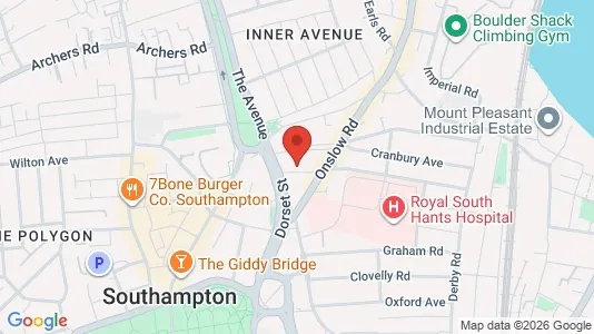 Apartments for rent i Southampton - Hampshire - kort over placeringen