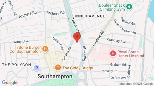 Apartments for rent i Southampton - Hampshire - kort over placeringen