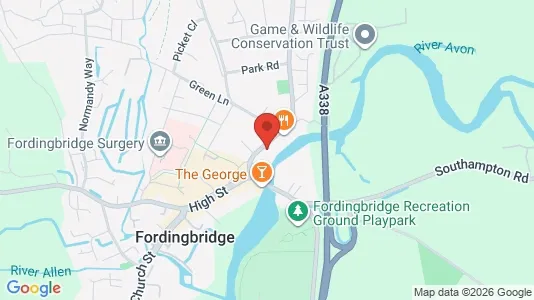 Apartments for rent i Fordingbridge - Hampshire - kort over placeringen