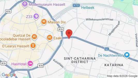 Apartments for rent i Hasselt - kort over placeringen