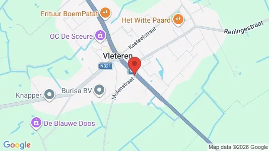 Apartments for rent i Vleteren - kort over placeringen