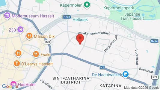 Apartments for rent i Hasselt - kort over placeringen
