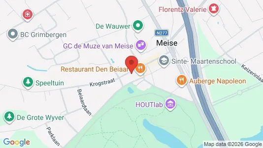 Apartments for rent i Meise - kort over placeringen