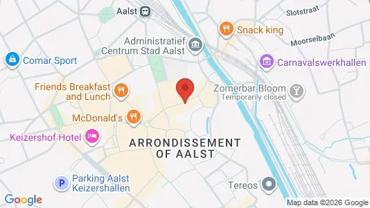 Apartments for rent i Aalst - kort over placeringen