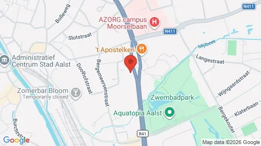 Apartments for rent i Aalst - kort over placeringen