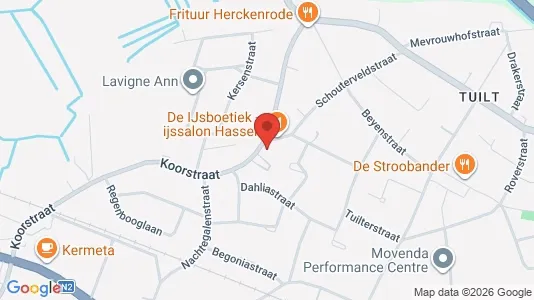 Apartments for rent i Hasselt - kort over placeringen