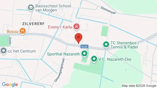 Apartments for rent i Nazareth - kort over placeringen