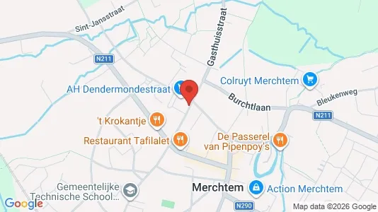 Apartments for rent i Merchtem - kort over placeringen