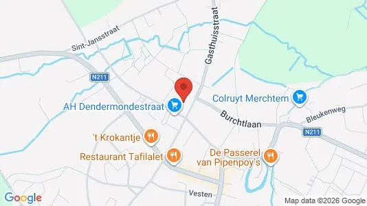 Apartments for rent i Merchtem - kort over placeringen