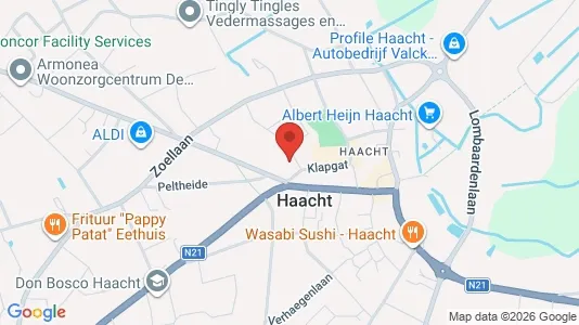 Apartments for rent i Haacht - kort over placeringen