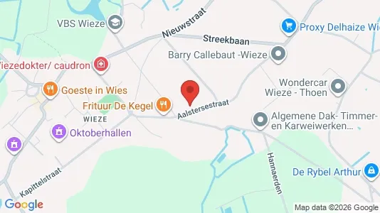 Apartments for rent i Lebbeke - kort over placeringen