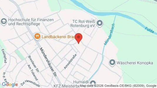 Apartments for rent i Hersfeld-Rotenburg - kort over placeringen