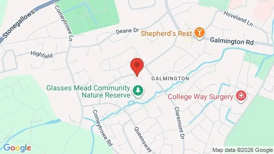 Apartments for rent i Taunton - Somerset - kort over placeringen