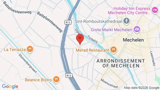Apartments for rent i Mechelen - kort over placeringen
