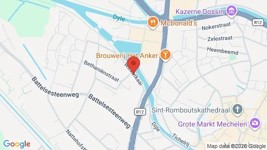 Apartments for rent i Mechelen - kort over placeringen