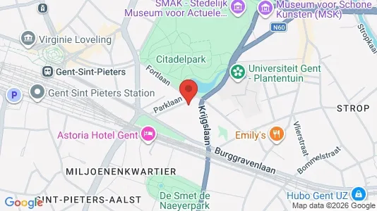 Apartments for rent i Stad Gent - kort over placeringen