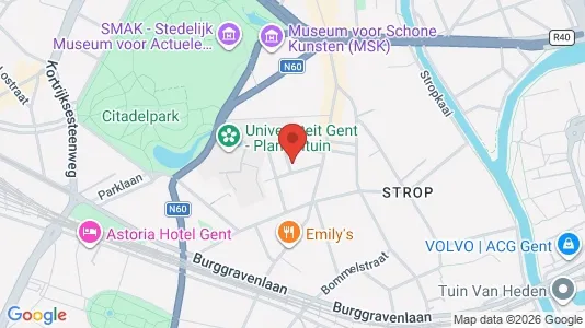 Apartments for rent i Stad Gent - kort over placeringen