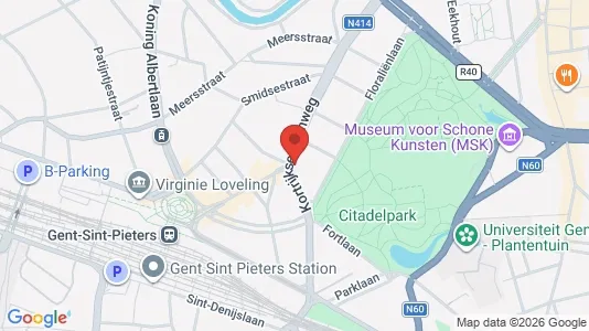 Apartments for rent i Stad Gent - kort over placeringen