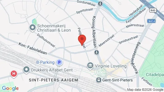 Apartments for rent i Stad Gent - kort over placeringen