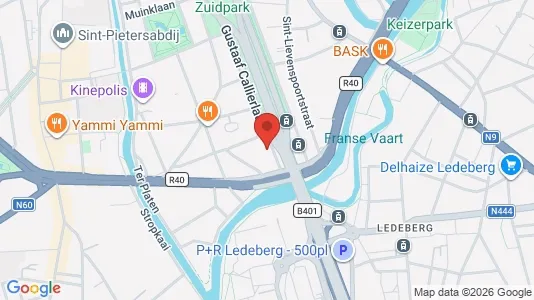 Apartments for rent i Stad Gent - kort over placeringen