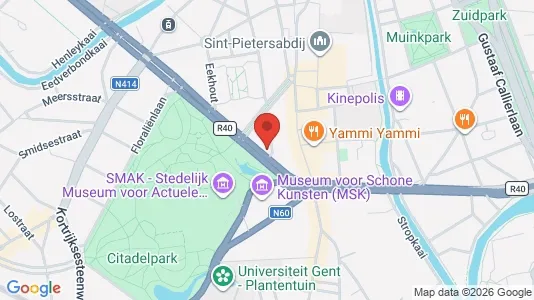 Apartments for rent i Stad Gent - kort over placeringen