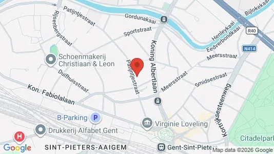 Apartments for rent i Stad Gent - kort over placeringen