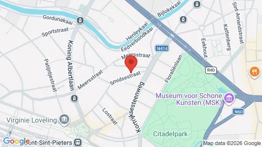 Apartments for rent i Stad Gent - kort over placeringen