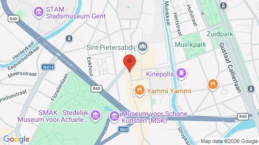 Apartments for rent i Stad Gent - kort over placeringen