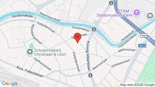 Apartments for rent i Stad Gent - kort over placeringen