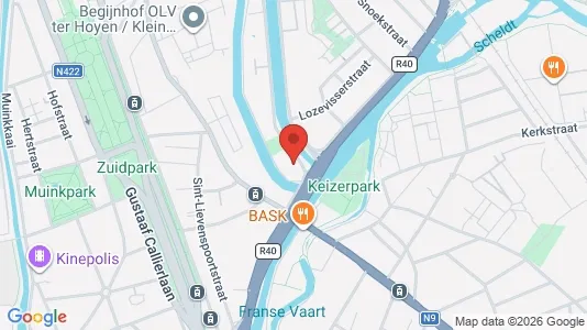 Apartments for rent i Stad Gent - kort over placeringen