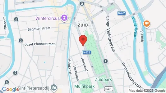 Apartments for rent i Stad Gent - kort over placeringen