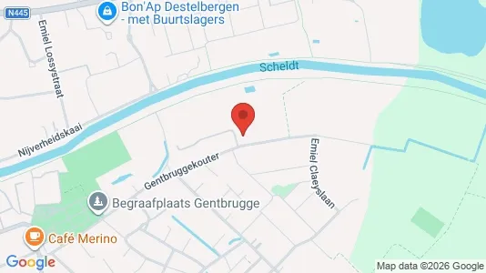 Apartments for rent i Gent Ledeberg - kort over placeringen