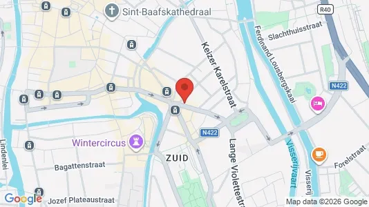 Apartments for rent i Stad Gent - kort over placeringen