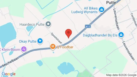 Apartments for rent i Putte - kort over placeringen