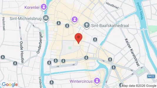 Apartments for rent i Stad Gent - kort over placeringen