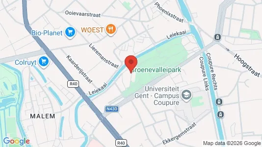 Apartments for rent i Stad Gent - kort over placeringen