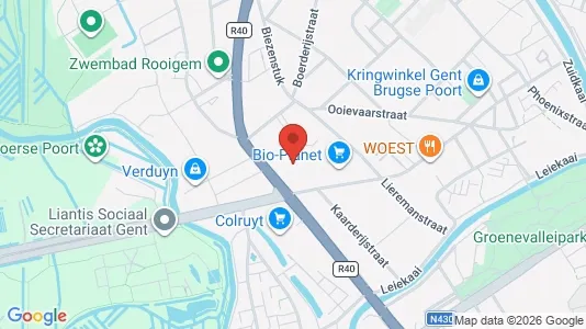 Apartments for rent i Stad Gent - kort over placeringen
