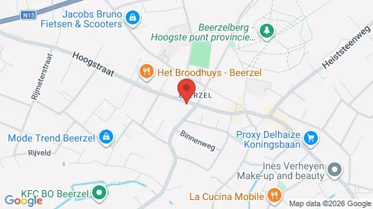 Apartments for rent i Putte - kort over placeringen